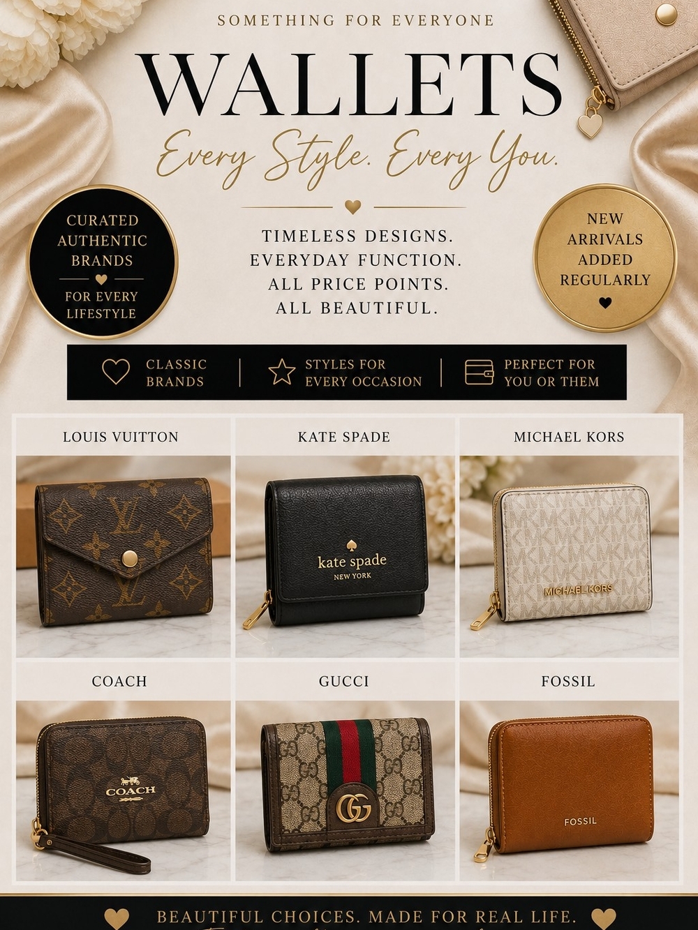 LIKE TO BE NOTIFIED - Assorted Designer Styles